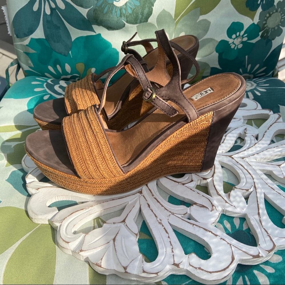Ugg Wedge Sandals Shoes Women’s 9.5 - Picture 8 of 8